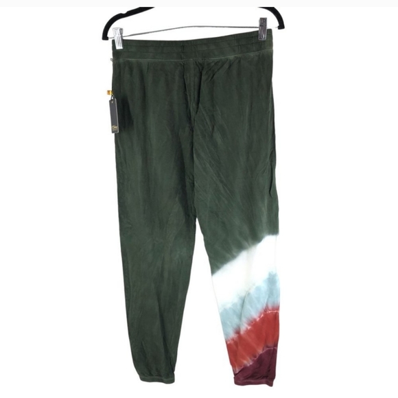 NWT PJ Salvage Womens Mountain Bound Pajama Pants Tie Dye Jogger Olive Green XS - Picture 3 of 10